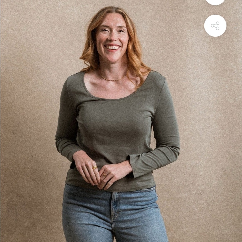NWOT - Neuflora Kelia Long Sleeve - Dusty Sage